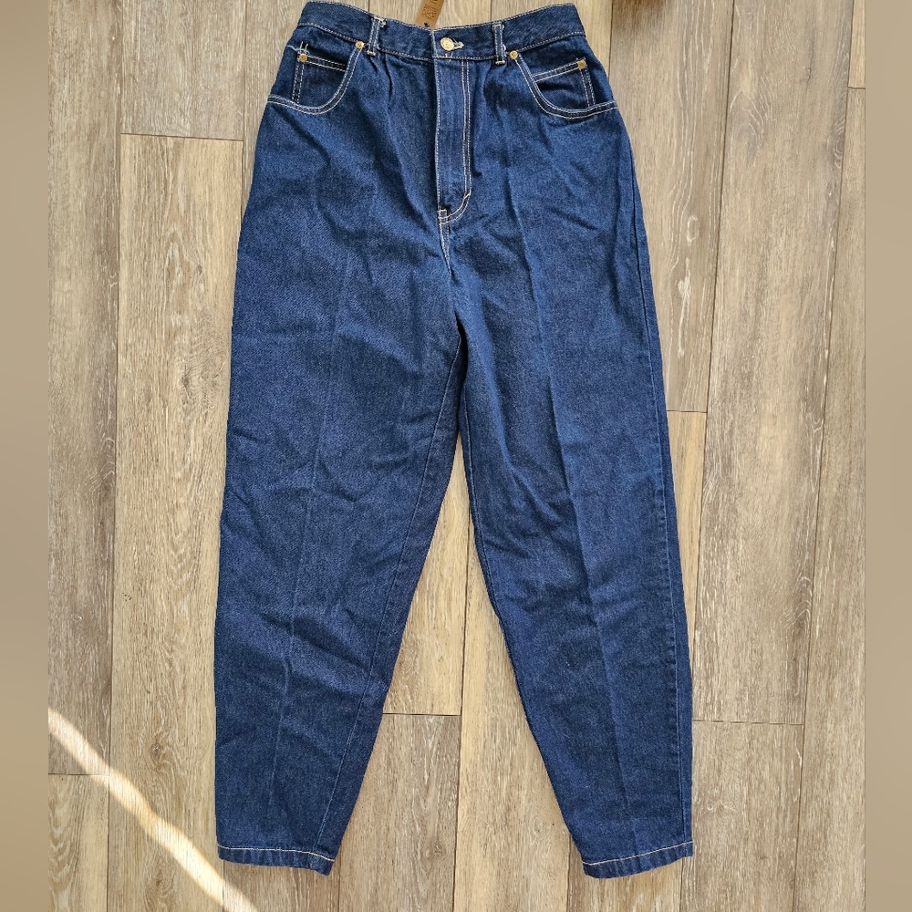 NWT Anne Klein Blue Denim Fabric
